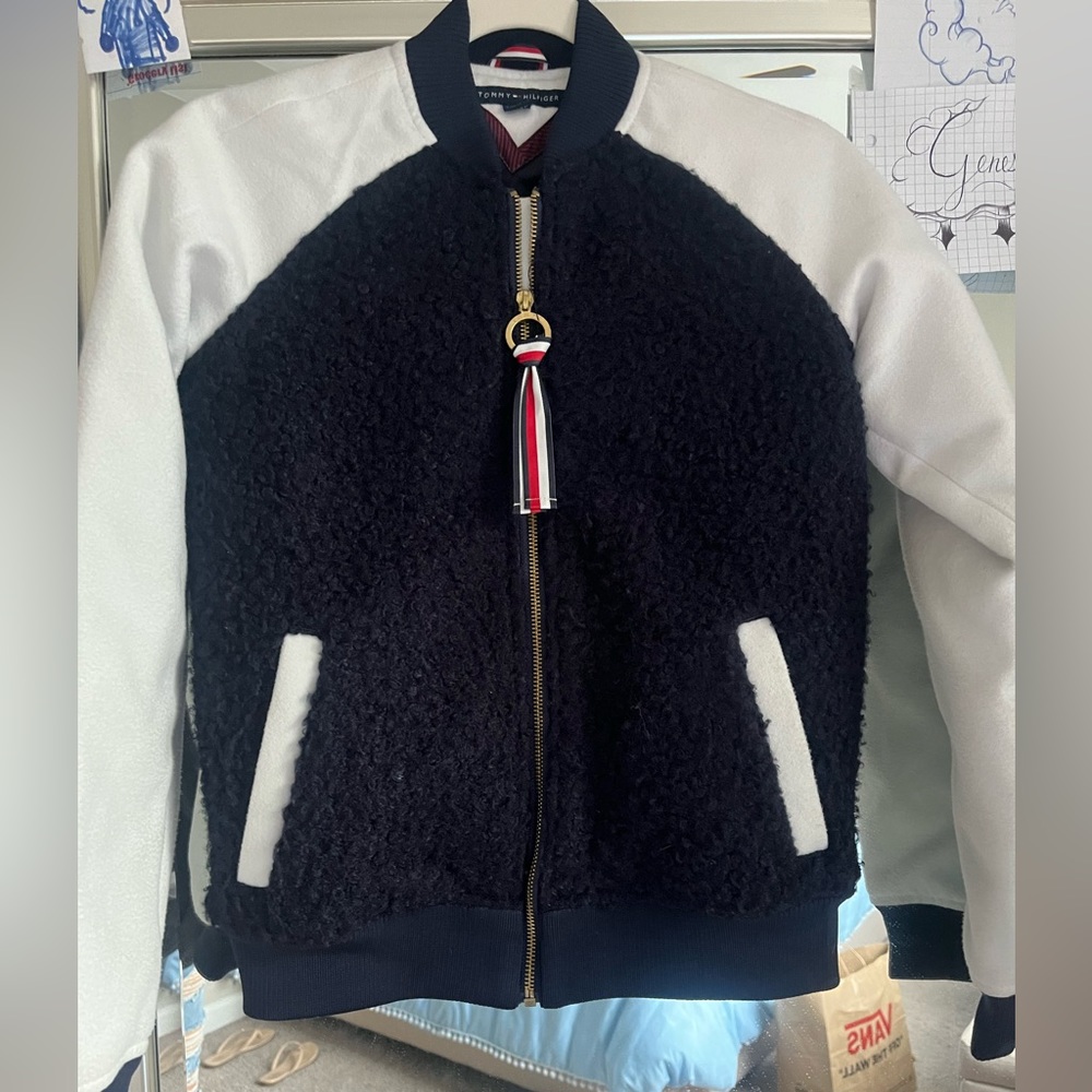 Tommy Hilfiger Sherpa Contrast Bomber Jacket